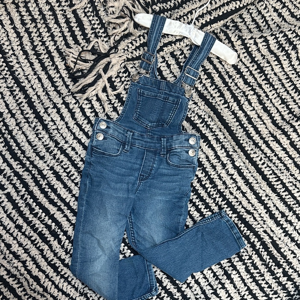 H&M Dark Blue Denim Overalls size 2-3
